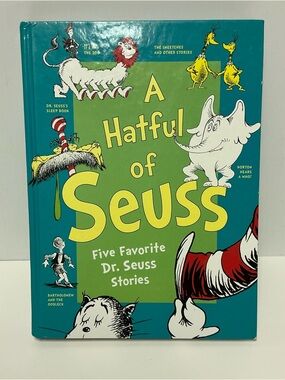 A Hatful Of Seuss Dr Seuss Hardcover Book (5 Stories- If I Ran The Zoo -OOP)